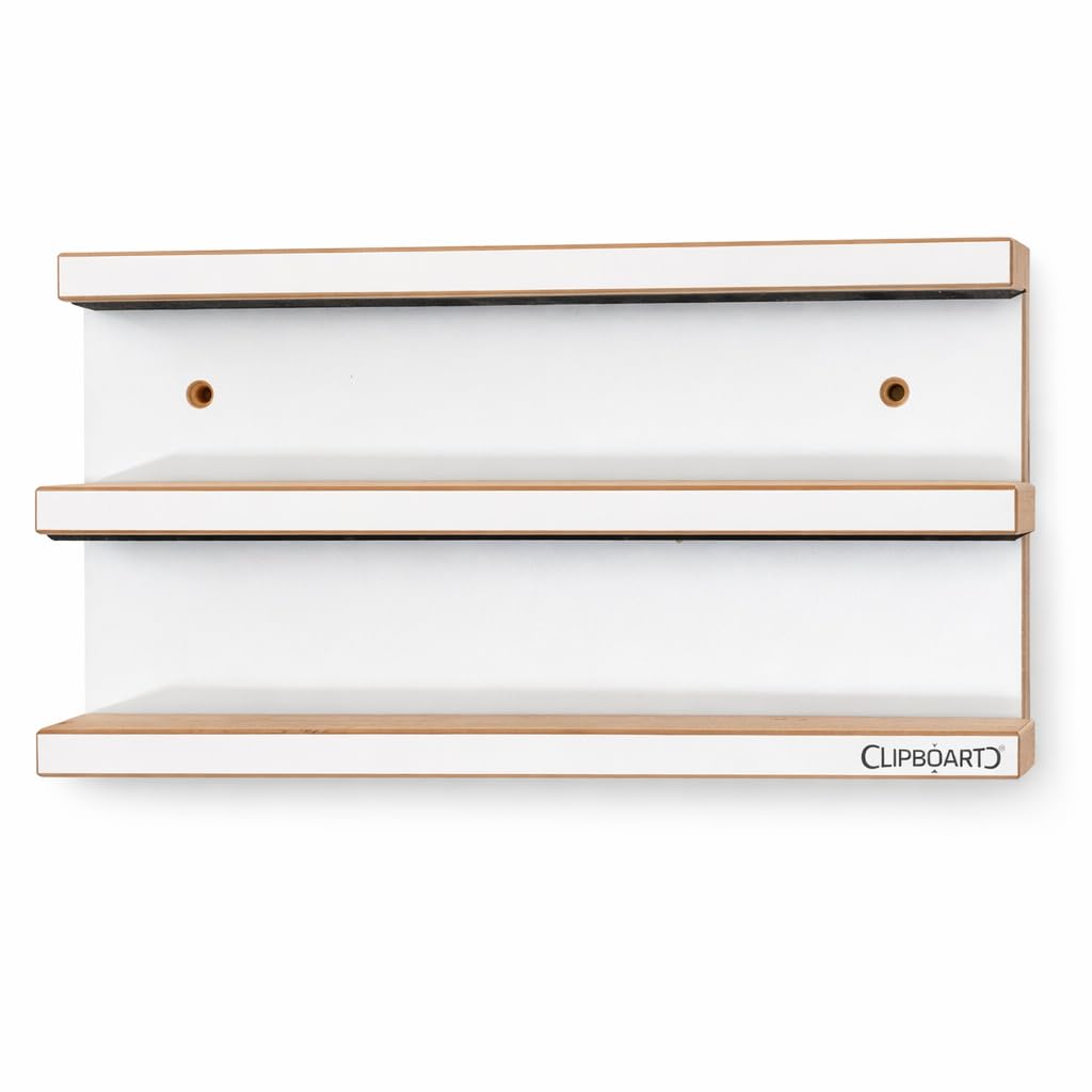 Clipboart ® Vertical or Horizontal Bracket for 10x Ice Hockey Puck Wall Mount Wall Mount (10x Pucks)