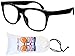 Style Vault Kd210 infant baby toddlers Age 0-24 Months 80s retro hipster Glasses Sunglasses (80s Black-clear)