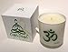 White Tea Ginger Aromatherapy Scented Candles, Luxury Spa Lemony Citrus Yoga Candles for Home Scented with Om Design, Hand-Poured Soy Candles, 50 Hours Burning Time, 7.6 oz. - OneSoul Collection