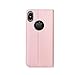 FYY for iPhone X Case/iPhone Xs Case/iPhone 10 Case, PU Leather Flip Wallet Phone Case with Card Holder Wrist Strap Kickstand Protective for iPhone X/10 2017/iPhone Xs 2018 5.8