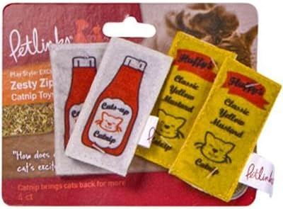 World Wise Petlinks Zesty Zip Catnip Fill 4pk-