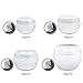Beauticom 36 Pieces 30G/30ML (1 Oz) Purple Frosted Container Jars with Inner Liners for Scrubs, Oils, Salves, Creams, Lotions, Medication, Cosmetics - BPA Free
