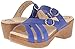 Dansko Women's Shelby Cobalt Full Grain Wedge Sandal