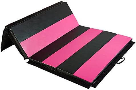 Doitpower Thick Fold Gymnastic Mat with Handles and Zipper Home Exercise Equipment Gymnastic