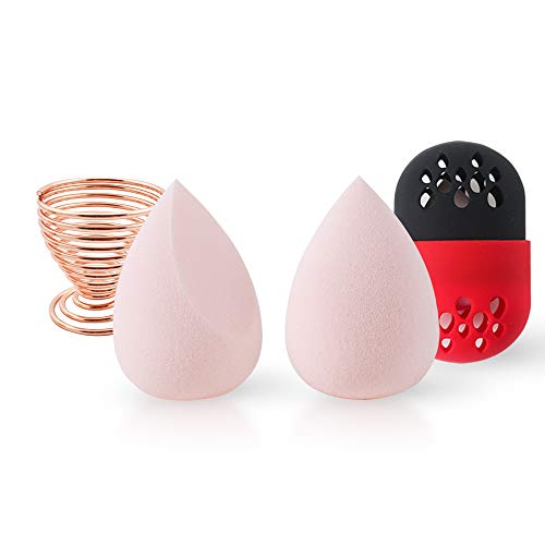 Makeup Sponge Blender with Makeup Sponge Holder and Protective Case,Beauty Sponge Blender for Liquid Make Up,Flawless Cosmetic Tools for Liquid, Powder, BB Cream and Sunscreen - Thumbnail 7