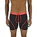 adidas Men's Sport Performance Boxer Briefs Underwear (2 Pack), Black/Power Red Black/Solar Red, Large
