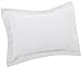 Amazon Brand – Pinzon Ivy Matelasse Cotton Pillow Sham - King, White