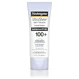 Neutrogena Ultra Sheer Dry-Touch Sunscreen Broad Spectrum SPF 100, 3 Fl. Oz - Buy Packs and SAVE (Pack of 2)