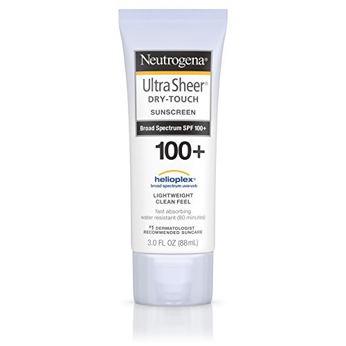 Neutrogena Ultra Sheer Dry-Touch Sunscreen Broad Spectrum SPF 100, 3 Fl. Oz - Buy Packs and SAVE (Pack of 2)
