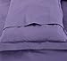 SUSYBAO Purple Duvet Cover Twin 100% Cotton 2 Pcs Set 1 Soft Lavender Duvet Cover with Zipper Ties 1 Pillow Sham Vintage Farmhouse Lilac Purple Bedding Set Soft Lightweight