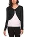 Hotouch Shrug Bolero Cardigan for Womens Long Sleeve Short Little Cropped Sweater Knit Jackets for Dress S-XXL