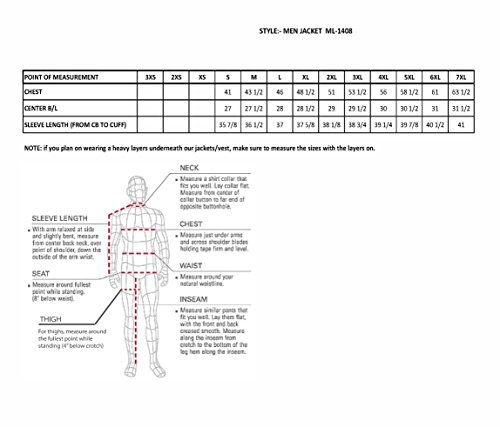 Milwaukee Men's Sporty Scooter Crossover Leather Jacket (Black, 4X-Large)