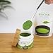 Encha Ceremonial Organic Matcha in Reusable Glass Jar (USDA Organic Certificate and Antioxidant Content Listed, Premium First Harvest Directly from Farm in Uji, Japan, 30g/1.06oz in Glass Jar)