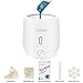 Wax Warmer Kit for Hair Removal Home Waxing with 7oz Hard Wax Beans(Chamomile) & 3.5oz Brazilian Wax & 15ml PostWax Lotion for Bikini Waxing or All Body Formula (White)