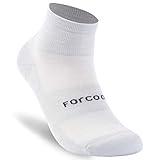 Forcool Women's Men's Merino Wool Lightweight Cushion Athletic Socks, S/M/L, 1/3 Pairs