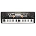 BIGFUN 49 Keys Multifunction Portable Electronic Kids Piano Musical Teaching Keyboard for Kids Children Early Learning Educational Toy with Double Speakers (Black)