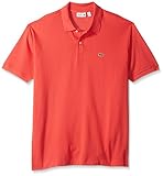 Lacoste Men's Short Sleeve Pique L.12.12 Original Fit Polo Shirt, L1212, Sirop Pink, 5