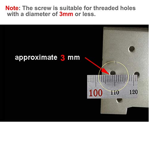 Nickel Plated Tip Screws Pointed Cross Slot Leather Accessories for Belt Buckle Wallet Handbag Purse (Includes Screwdriver) -10 Pieces