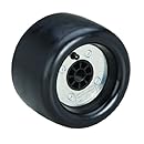 Dynabrade 94472 5-Inch Diameter by 3-1/2-Inch Wide Standard Dynacushion Pneumatic Wheel, Black