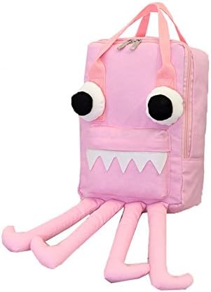 Chrishabag Chic Octopus Toddlers Backpack Children's Shoulders Bag Light Handbag Pink 20x12x27cm