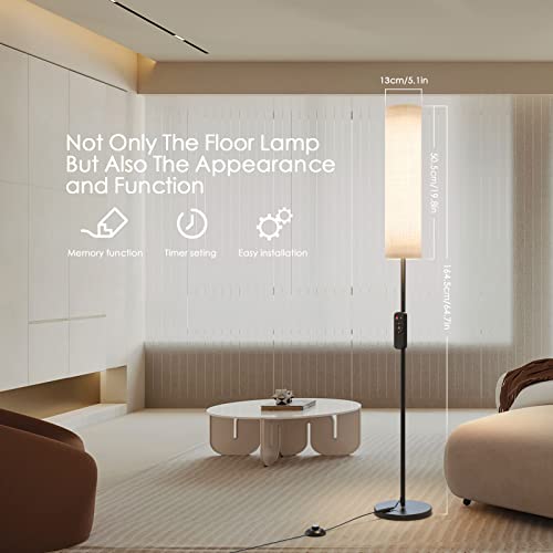 Lithomy Floor Lamp,4 Color Temperature Modern LED Standing Lamp