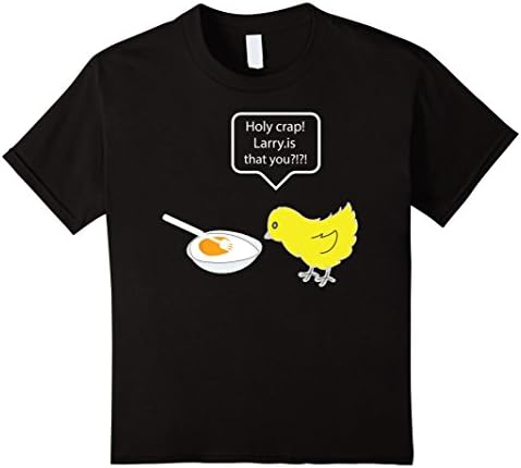 Kids Egg T Shirt - Cool funny chick bird eggs food lunch gift tee 12 Black
