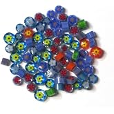 Glacial Art Glass Floral Murrine Assortment, 96 COE - ASRT-FL-96