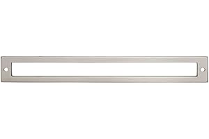 Top Knobs - TK928BSN - Hollin Backplate - Brushed Satin Nickel - Lynwood Collection
