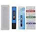 MacDoDo PH-02 Digital PH Meter Tester Best For Water Aquarium Pool Hot Tub Hydroponics Wine - Push Button Calibration Resolution 0.01 / High Accuracy +/- 0.05 - Large LCD Display (Blue)