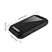 Solar Charger,Solar Power Bank 10000mAh External Backup Battery Pack Dual USB Solar Panel Charger with 2LED Lights for Emergency Outdoor Camping Travel. (Black)