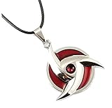 HappyShip Sharigan Necklace Halloween Itachi Cosplay Accessories Unsex Anime Cosplay Necklace 18''