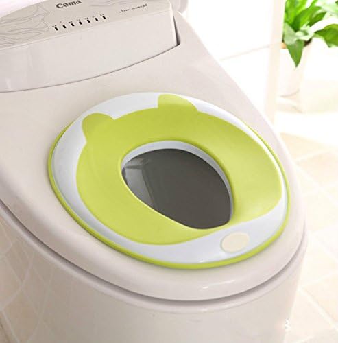Homeself Potty Training Seat For Boys and Girls | Toddlers Potty Ring For Round And Oval Toilets | Secure Non-Slip Surface(Green)