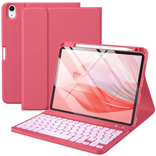 Vobafe Hülle mit Tastatur für iPad Air 11 Zoll M4 2026/M3 2025/M2 2024