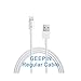 Lightning Cable, GEEPIN 3ft APPLE CERTIFIED USB Sync and Charging Lightning Cable for iPhone 6/6s/5/5S/5C, iPad 4, iPad Air 1/2, iPad Mini 1/2/3 (3 Pack)