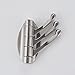 Leyden Swivel Towel Hook, Brushed Nickel Swivel Arms Flexible Robe Hook Bathroom Heavy Duty Coat Hanger Stainless Steel