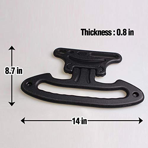 KMMOTORS Car Clothes Multi Hanger Jackets Suits Holder for Dividable Headrest (Batman Hanger)