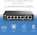 D Link DMS-107/B 7-Port Multi-Gig Unmanaged Switch 2.5G and Gigabit view 3