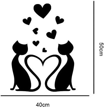 Walplus Mirror Wall Art Crystal Lovely Cat Wall Stickers Removable Self-Adhesive Mural Decals Vinyl Home Decoration DIY Living Bedroom Office Décor Kids Room - Image 4