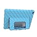 Apple iPad Air Hideaway with Stand Light blue Gumdrop Cases Silicone Rugged Shock Absorbing Protective Dual Layer Cover Case