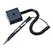 MMF Industries Wedgy Secure Antimicrobial Pen with Square Holder, Black (25828504)