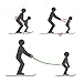 Slope Ropes - Kids Ski Trainer | The Easiest Way Kids Learn to ski. (Purple/Pink)