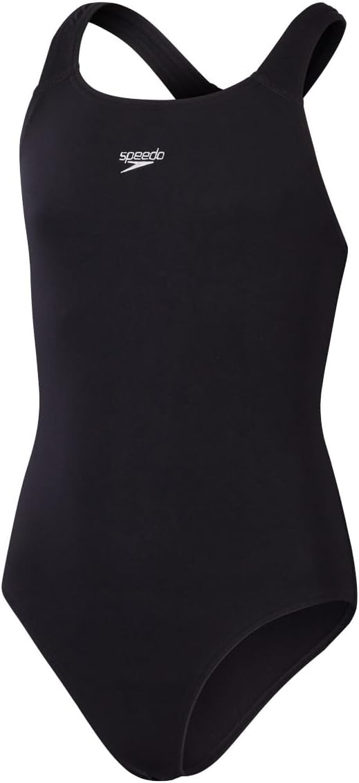 Speedo Women Eco Endurance+ Medalist Swimsuit Black 50% Recycled