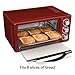 Hamilton Beach 6 Slice Toaster Convection/Broiler Oven | Red Model# 31514