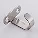 KES Stainless Steel Ceiling Hook Towel/Robe Clothes Hook for Closet Top Bathroom Kitchen Cabinet Garage Utility Heavy Duty Screw Mounted 5 Pack, Brushed Finish, AH204-2-P5