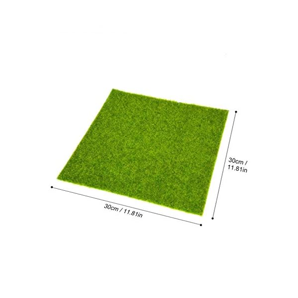 Wohlstand 2 Pcs Künstliche Rasen Gras Miniatur Garten Verzierung Kunstrasen Künstliche Rasen Simulation Mikro Landschaft… – Bild 3