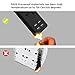 UPWADE Portable Universal 100V-240V 2 Outlets Surge Protector Travel Power Strip with 4 Smart USB Charger Ports (Max 5V 4.2A) 1200W and 5ft Long Extension Cord Multi-Port Wall Charger (UL Listed)