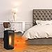 COSTWAY Space Heater, Electric Fan Heater, Portable Infrared Quartz Heater Fan Indoor Use with Remote, Digital Thermostat, 12H Timer 1500/1000 Watt Quiet and Fast Heating (Square)