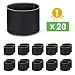 Delxo 20-Pack 1 Gallon Grow Bags Heavy Duty Aeration Fabric Pots Thickened Nonwoven Fabric Pots Plant Grow Bags primary
