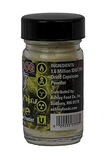 Amazon Com Mad Dog 357 No 9 Plutonium 9 Million Scoville Pepper Extract With Jar Of Mad Dog 357 Yellow Cake 1 6m Capsicum Powder Grocery Gourmet Food