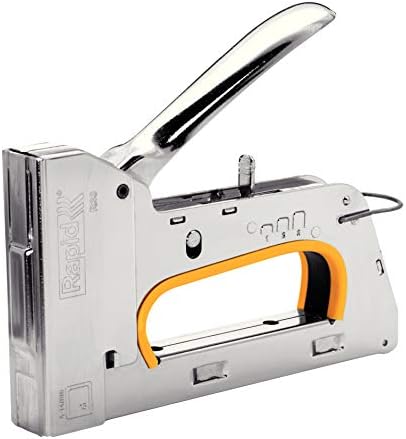 Rapid Pro R33E Staple Gun with Trigger and 3-Step Force Adjuster (Box)